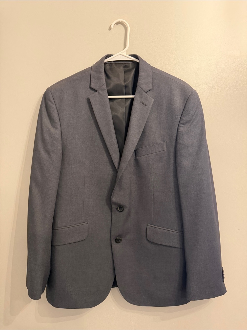 Kenneth Cole Men's Slate Gray Two-Button Sport Coat